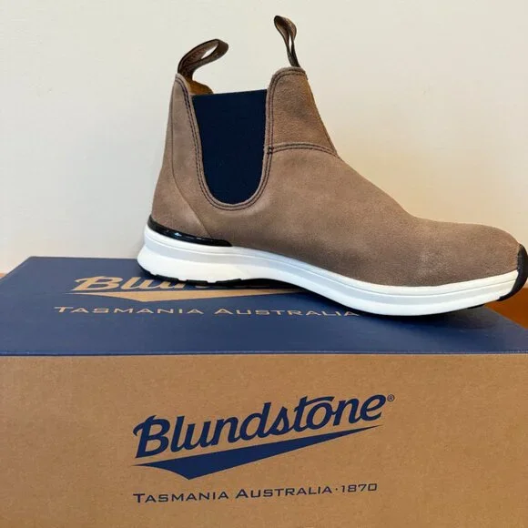 Blundstone 2146 Sneaker Chelsea Ankle Boots AU 6, US W 9 / M 7 Suede Sand Beige - Picture 4 of 15